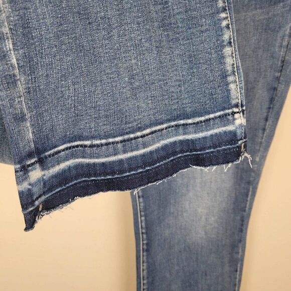 NYDJ Marilyn Straight Fantasy Jeans High Rise Ankle Blue Size 18 NWT - Picture 10 of 14